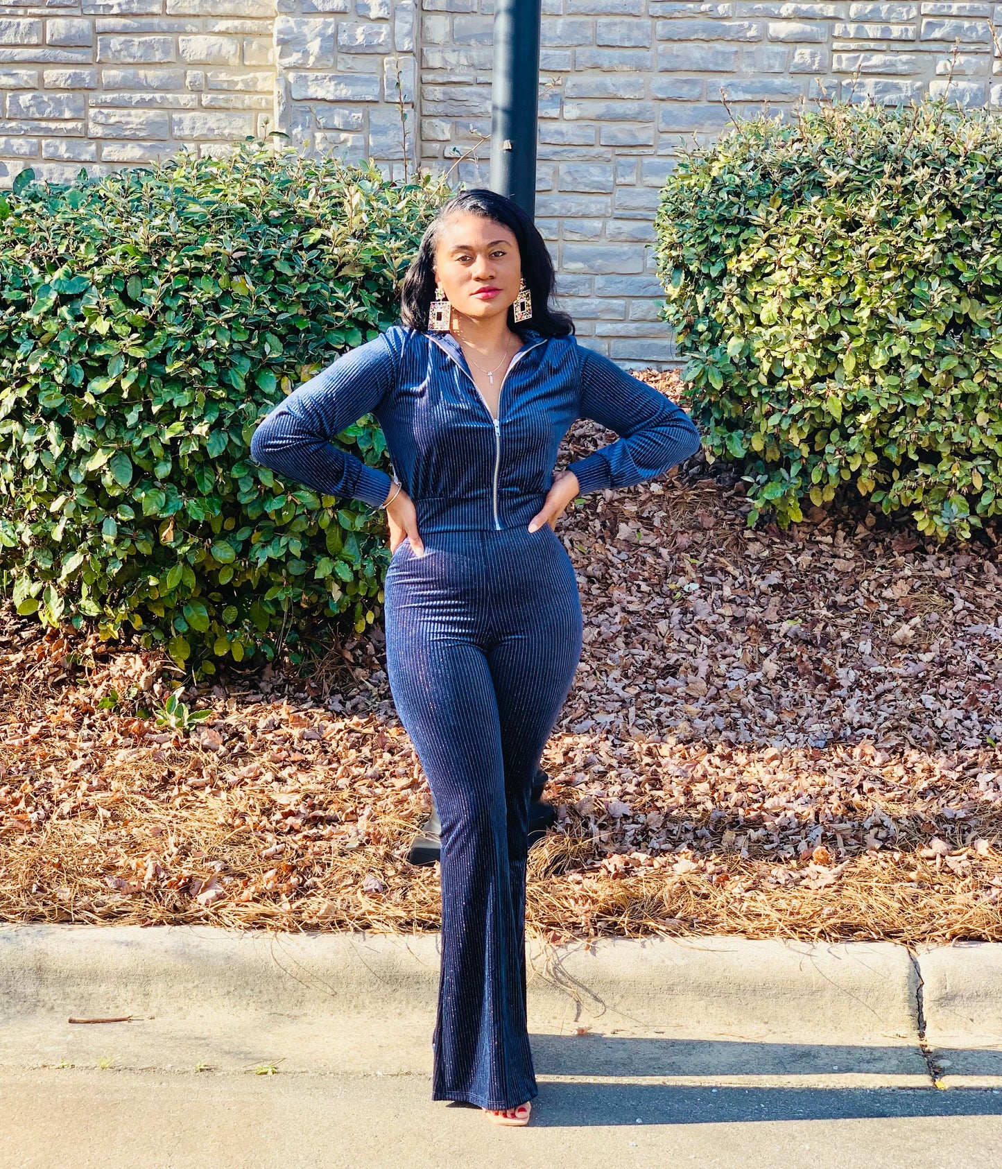 Navy Blue ' Style And Grace ' Set