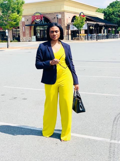 Mustard ' Brighter Day ' Jumpsuit